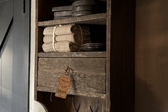 Driftwood wandrek met 1 lade